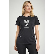 Nike Miler After Dark Tour 2025 Dri Fit Tee Sırt Hava Panelli Koşu Spor Antrenman Tişörtü Siyah