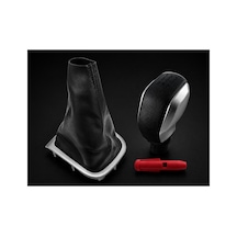 Renault Megane 3 Fluence Mat Krom Çerçeveli Vites Körüğü Ve Mat Krom Model Vites Topuzu 969356864r