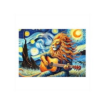 Van Gogh Gitarist Mdf Poster