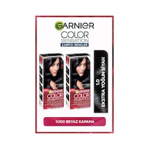 2'li Garnier Çarpıcı Renkler Saç Boyası 1.0 Ekstra Yoğun Siyah pkt1sacboyacarprenk-10640