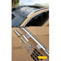 Nissan Qashqai Uyumlu Tavan Çıtası 2014- Silver Gri