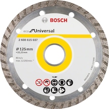 Bosch Eco Turbo 125 MM Elmas Yapı Malzemeleri Kesme Testeresi 2608