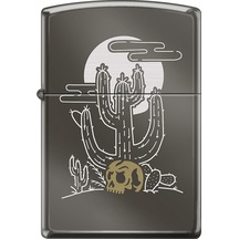 Zippo Cactus And Skull Design Çakmak