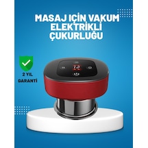 Elektrikli Vakumlu Çukurluk Masaj Aleti Isıtmalı Ve Kırmızı Işıklı Terapi Seti Mh-hs5225-5270