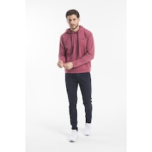 Erkek Kapşonlu Slim Fit Brooklyn Baskılı Sweatshirt Spr 2019k61 001