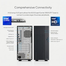 Asus ExpertCenter P500MV-C52108512B0DQB60 Core 5-210H 40 GB 2 TB SSD W11H Masaüstü Bilgisayar