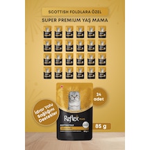 Reflex Plus Scottish Fold Yetişkin Kedi Pouch Mama 85gr X 24 Adet