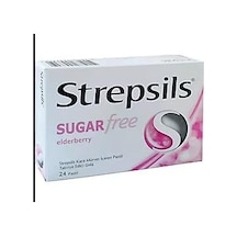 Strepsils Şekersiz Elderberry Pastil, 24 Pastil, 5 Adet
