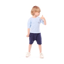Toontoy Kids Toontoy Erkek Çocuk Şortlu Takım Mavi