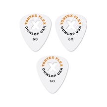 Jim Dunlop 428x0.60 Gitar Pena 3 Adet 0.60 Mm Tortex Flex X