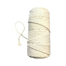 Pamuk Büklüm 3 Mm İp Krem