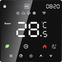 Kangvka Akıllı Programlanabilir Dokunmatik Termostat - Çocuk Kilidi Ve Wifi Kontrol Özellikli K6 Serisi