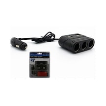 Ayt Olesson 1678 12-24v 3lü 4 Usbli 120w 80 Cm Kablolu Araç Oto Tır Çakmak Çoklayıcı Çakmaklık Çoğaltıcı