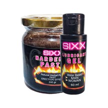 Sixx Lubricant Kayganlaştırıcı Jel 60 Ml Herbal Paste Doğal Macun 240 Gr
