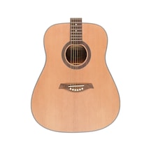 Madison Mag-41m-n Akustik Gitar - Naturel Başlangıç - Dreadnought Kasa 41 İnç Tam Boy Gövde, Yüksek Ses Volümü, Yeni Başlayanlar İçin Ergonomik Sap Ölçüler: 648 Mm Skala Uzunluğu