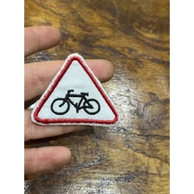 Bisikletli Arma Dikiş Aplike Ütü İle Yapışan 5x4 Cm
