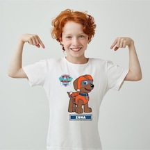 Startmore Paw Patrol Zuma Baskılı Unisex Çocuk Tişört H08 No Color