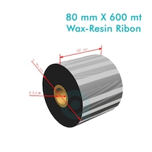 80x600 Mt Premium Wax-resin Ribon Asya Barkod A221