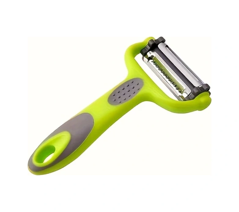 Gateesat Four Seasons 1 Parça Gümüş Renk Döner Soyacak, Rendeli Pratik Salatalık Soyacağı Gümüşi