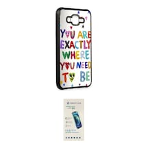 Cep Samsung Uyumlu Galaxy J7 Kılıf Konsantrasyon Klasik Serisi İkili Koruma Seti Najmaddin Desen 6
