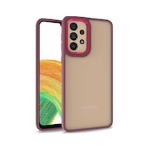 Zore Galaxy A32 4g Kılıf Nvth Flora Kapak - Kırmızı