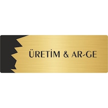 Metal Departman Kapı İsimliği, Yönlendirme Levhası Üretim & Arge 5x20 Cm Gümüş Renk
