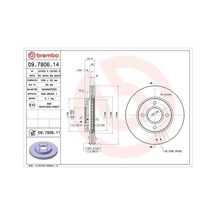 Ford Fiesta 4 Fren Diski On 1996-2002 Brembo 09780611 2adettir