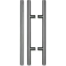 Paslanmaz H Kol 32x300x600mm , Çekme Kol, Cam Kapı Kolu