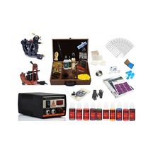 2 Makineli Çantalı Dövme Makinesi Set Full