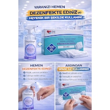 Nonwoven Steril Spanç Kompres 100 Lü 30 80 Cm + Cleansmart 500 Ml Dezenfektan Sprey