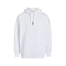 Calvin Klein Oversızed Patched Ho Erkek Beyaz Hoodie