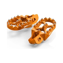 Alüminyum Foot Pegs -genişletilmiş Ayaklık-turuncu Ktm 17-23 Husqvarna 17-23 Gasgas 21-23 Uyumlu
