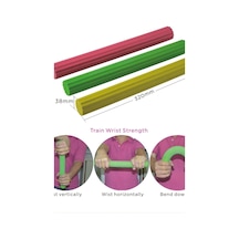 Flexbar Elastik Egzersiz Barı Yeşil Karışık