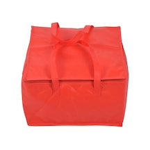 Katlanabilir Büyük Soğutucu Çanta Taşınabilir Gıda Kek Yalıtımlı Çanta Alüminyum Folyo Termal Kutu Su Geçirmez Buz Paketi Öğle Yemeği Kutusu Teslimat Çantası Kırmızı Çok Renkli