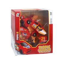 Ctoys Kuşa Dönüşebilen Oyuncak Araba 339-60 Kırmızı