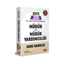 Data Yayınları 2025 MEB EKYS Müdür ve Müdür Yardımcılığı Soru Bankası