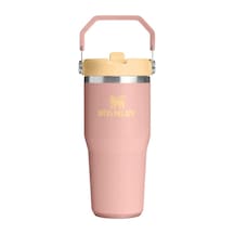 Stanley The Iceflow Flip Straw Pipetli Termos Bardak 0.41 Lt / Peach Rose Turuncu
