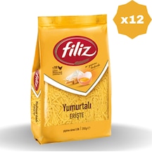Yumurtalı Erişte Makarna 500 Gr - 12 Adet