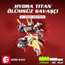Hydra Titan Ölümsüz Savaşçı Robot Yapı Bloğu Seti