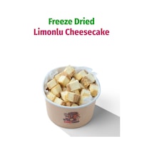 Freeze Dried Limonlu Cheesecake Kurutulmuş Çıtır Cheesecake Küpleri, Tatlı Küpleri Atıştırmalık - 100 Gr