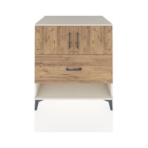 Kronos Şifonyer 2 Raflı Tek Çekmeceli 2 Kapaklı 88x59x96 Aytaşı-çam Aytası