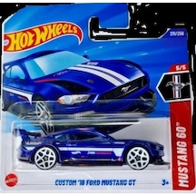 Hot Wheels Tekli Arabalar Custom '18 Ford Mustang Gt Mustang 60 Renkli