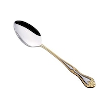Nehir Lalezar Gold Altın Yemek Kaşık - 12 Parça Yemek Kaşığı