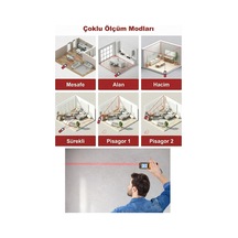 Ayrex Profesyonel 12 Köşe Yeşil Çizgi Lazer Otomatik Hizalama Çantalı + 50mt Lazer Metre + Tripod