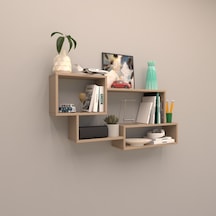 Rafkestir Tokyo Duvar Rafı ( Tek Renk ) Cappicino