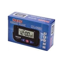 Nako Na-613D Quartz Clock Dijital Masaüstü Mini Alarmlı Saat