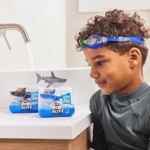 Robo Alive Zuru Su İle Etkinleşen Köpek Balığı Beyaz 2'li Paket Gerçekçi Yüzen Robot Banyo Oyuncağı, Çocuklar, Twens & Teens, Oyunlar Ve Şakalar İçin Suyla Etkinleşen Köpek Balığı, 3 Yaşından