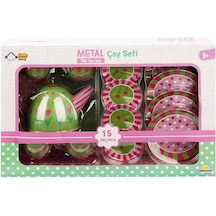 02169 Metal Oyuncak Çay Takımı 15 Parça -sunman