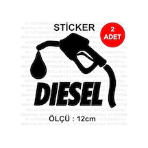 Dizel Yakıt - Araba Kask Motosiklet Laptop Taplet Sticker