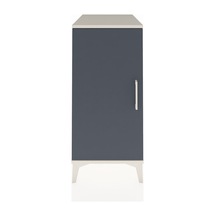 Kronos Komodin 2 Raflı Tek Kapaklı 44x59x96 Aytaşı-antrasit Aytası